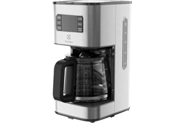 Electrolux  E5CM1-6ST Create filterkaffemaskin med 5 timer, aromval, automatisk avstängning, rengöringsfilter, 1000 W, rostfritt stål