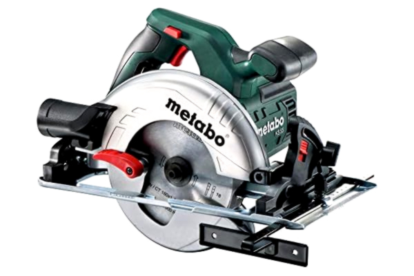 Metabo  6.00855.00 handcirkelsåg KS 55 aktion, 1200 W, 240 V, svart, grön, röd, silver