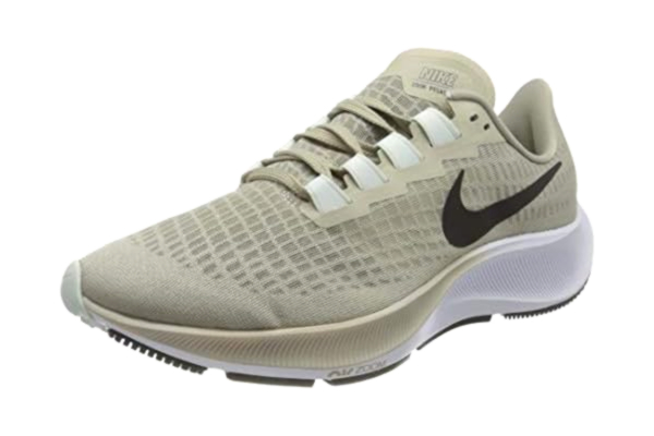 Nike  Homme Air Zoom Pegasus 37 Chaussure de Course, Beige Stone Black Lt Army Off Noir Barely Green, 46 EU