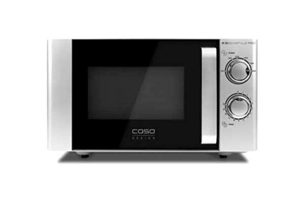 Caso  Solo mikrobølgeovn, 20 l kogeplads, 800 watt mikrobølgeeffekt, 6 effektniveauer, mekanisk St (03311)