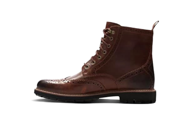 Clarks  Męskie Batcombe Lord Chelsea Boots, brązowy - Braun Dark Tan Leather - 47 EU