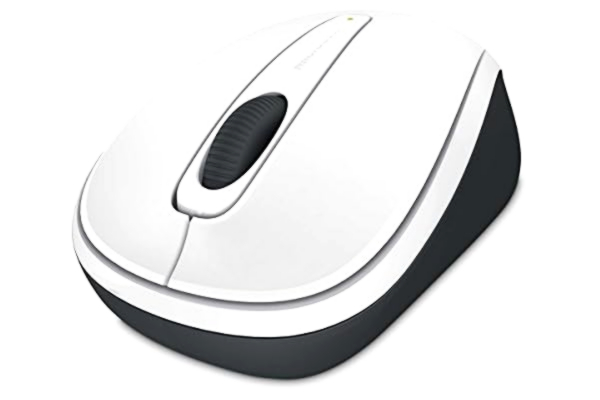 Microsoft  3500 Souris sans fil Blanc brillant