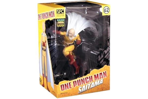 Abysse  Corp One Punch Man 1:10 PVC-tryckt actionfigur i presentförpackning.