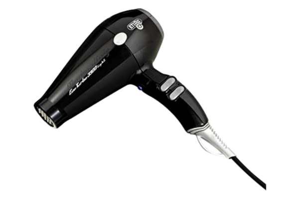 ETI Hairdryer ETI Föhn"Eco Turbo 3900 Light" zwart 1600-1800 W 410 g DC motor