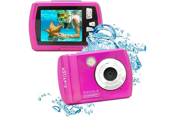 Easypix  W2024 Splash Digitalkamera 16 MPix Pink Undervandskamera