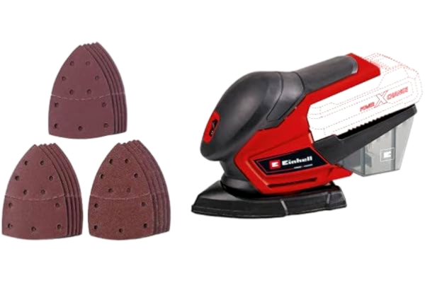 Einhell Szlifierka uniwersalna EINHELL 18V Power X-Change - TE-OS 18/150 Li - Solo - bez akumulatora i ładowarki - zestaw 15 ma