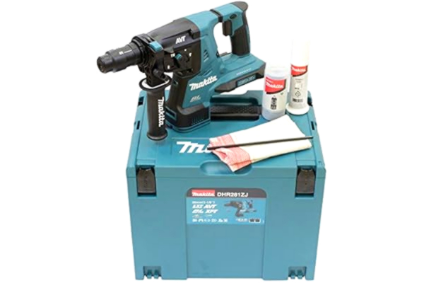 Makita  DHR281ZJ Twin 18V (36V) Li-ion LXT Brushless 28mm Rotary Hammer Supplied in a Makpac Case – Batteries and Charger Not Included