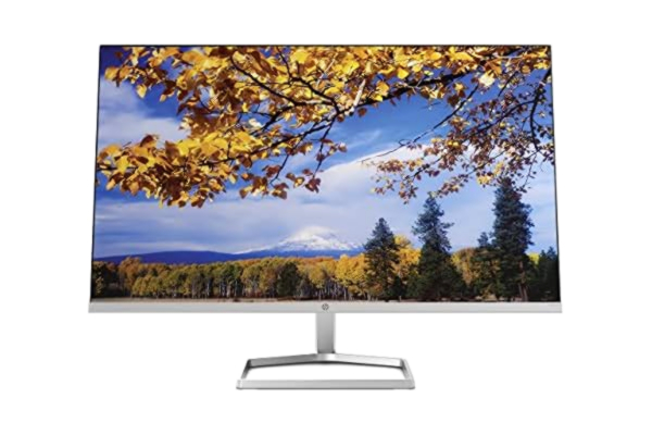 HP  M27f Moniteur, écran de 27 ", Full HD IPS, 75 Hz, Temps de réponse : 5 ms, VGA, 2 HDMI, Argent et Noir