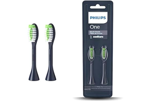 Philips  One borsthuvuden för den elektriska tandborsten, tvåpack, (modell: BH1022/04)