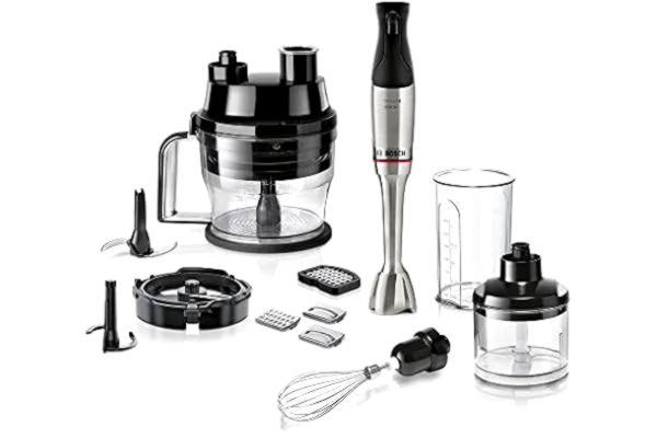 Bosch  Serie | 6 ErgoMaster MSM6M8X1 - Stavblender - 1.2 kW - rustfrit stål