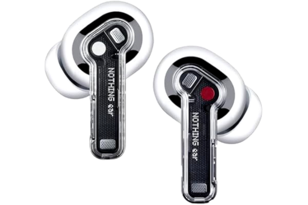 Nothing  Ear wireless öronsnäckor med Högupplöst ljud med LDAC och LHDC, Smart aktiv brusreducering, Avancerad equalizer och Upp till 40,5 timmars lyssningstid - Vit
