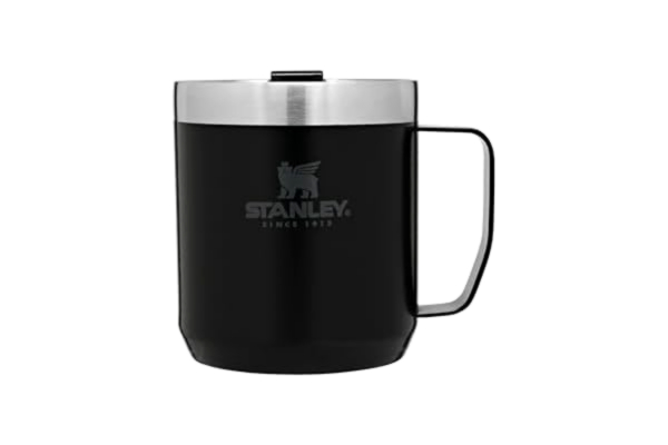 Stanley  Classic Legendary Camp Mug 0.35L - Campingmugg I Rostfritt Stål - BPA -Free Thermos Resemuggg För Varma Drycker - Diskmaskin Säker - Single Server Brewer Compatible - Matte Black