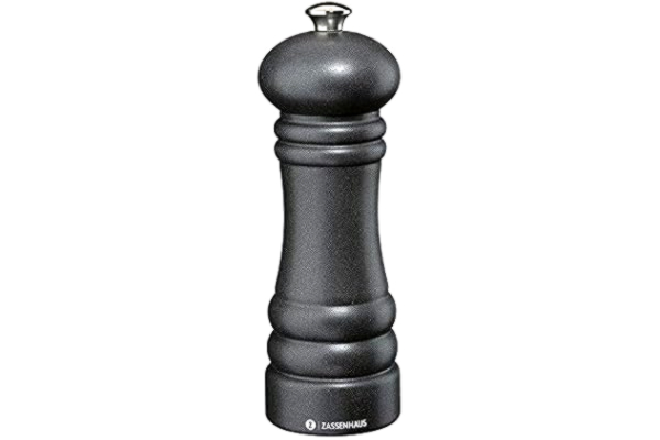 Zassenhaus  Salzmühle Berlin | 18 cm | Bok gjutjärnsoptik | Original Zassenhaus keramikkvarn tillverkad i Tyskland | lämplig för torkade kryddor | kryddkvarn | presentidé | kökshjälp