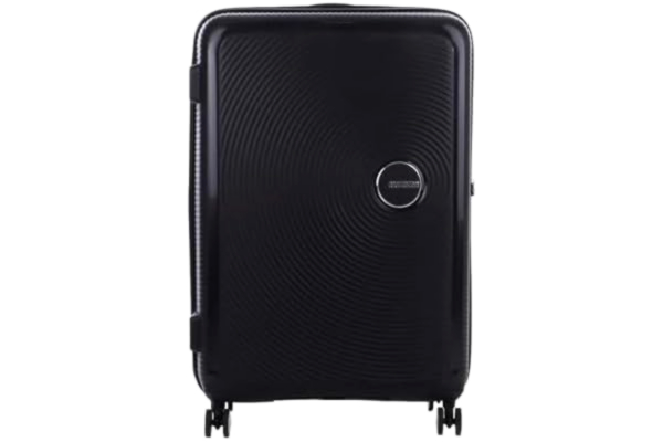 American Tourister  Soundbox - Spinner L Expanderbar Resväska, 77 cm, 97/110 L, Svart (Bass Black)