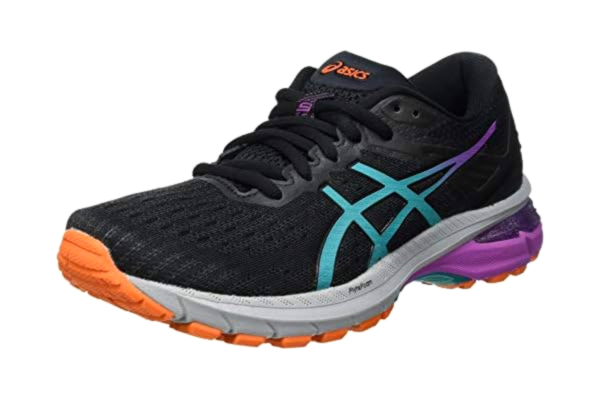 Asics ASICS Femme GT-2000 9 Trail Road Running Shoe, Black/Baltic Jewel, 36 EU