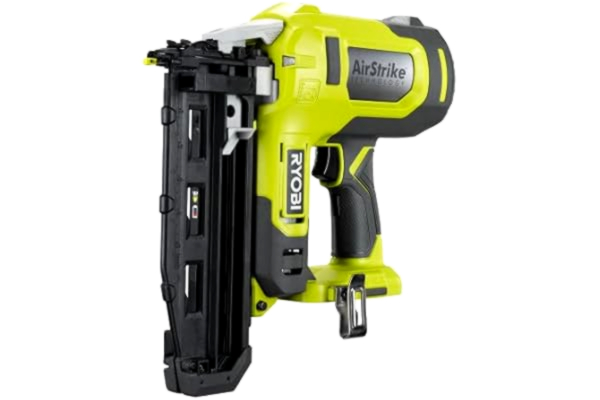 Ryobi RYOBI 18 V ONE+ borstlös sladdlös spikprestanda R16GN18-0 (nageldiameter på 1,6 mm, nagellängder från 19 – 64 mm, magasinkapacitet – naglar 100 st. AirStrike-teknik utan batteri och laddare)