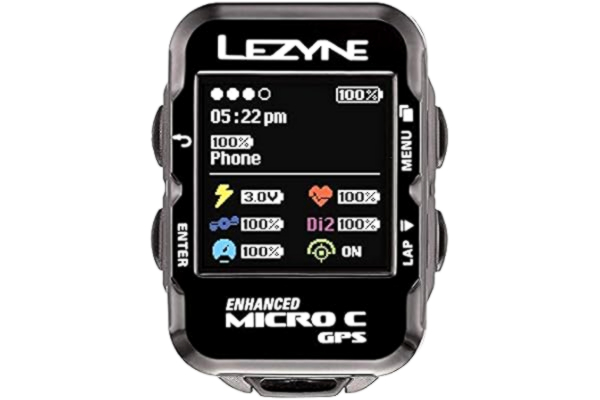 Lezyne  Computer Micro Color GPS czarny, One Size