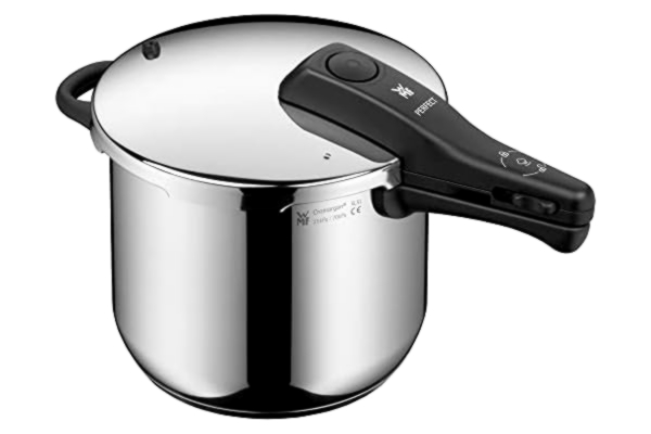 WMF  Perfect 07918399, 6,5 L, Keramisk, Gas, Halogen, Induktion, Forseglet plade, Rustfrit stål, 22 cm, Rustfrit stål, 70 kPa