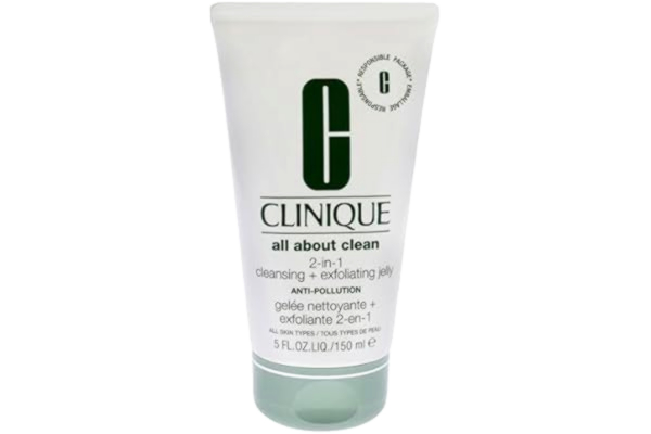 Clinique  All About Clean 2-i-1 rengöring exfolierande gelé anti-lution rengöringsgel, 150 ml