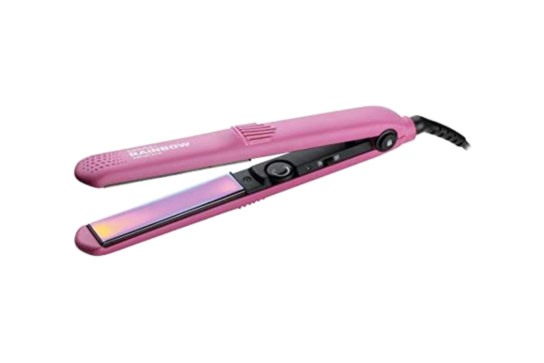 Gamma Piu Gamma Più Professional Hair Straightener Rainbow. Long Smooth Effect. Iron. Eliminates Electrostaticity. Locking Button Closure. Adjustable Temperatures. Electronic Rapid Heating. Italian socket