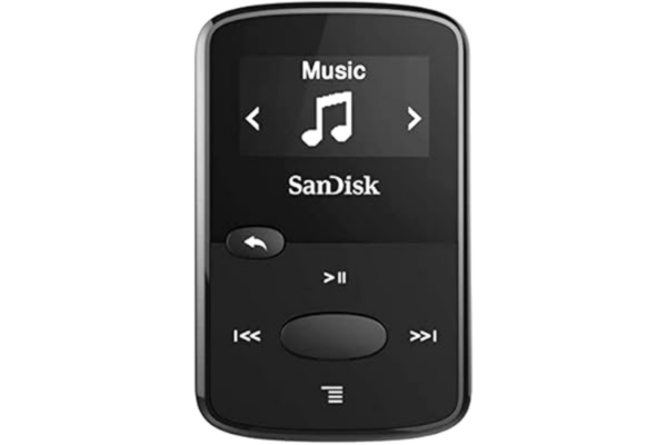 SanDisk Lecteur MP3 "Clip Jam" 8GB + radio FM, Ecran OLED N/B, Slot MicroSD, Noir B