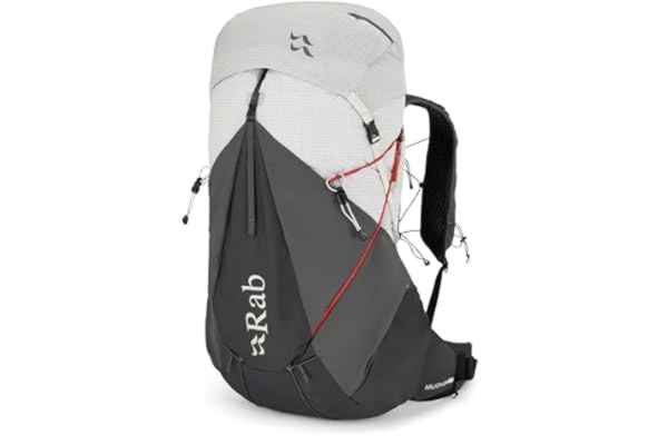Rab  Muon 50, 50 liter, pewter/graphene PEG, Tenngrafer