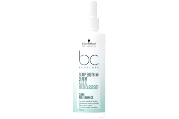 Schwarzkopf  Professional Bonacure Soothing Serum Chevelus Leather Complex Superfood Kale and Madecassosid Vegansk formel snabb absorption närande fuktgivande antiinflammatorisk 100 ml