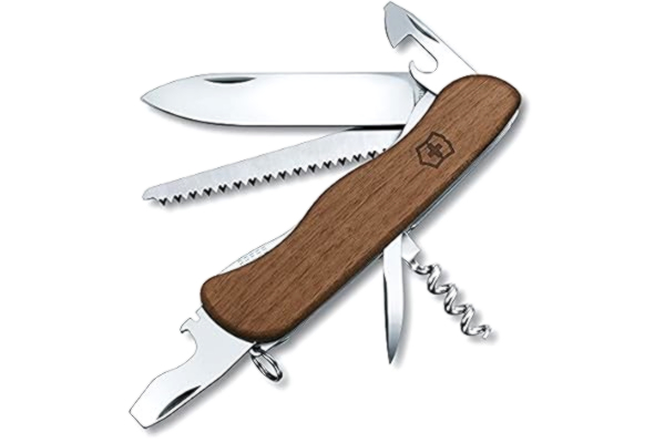 Victorinox , Schweizer Taschenmesser, Forester, Multitool, 10 Funktionen, Klinge, gross, Dosenöffner, Schraubendreher 3 mm, Feststellklinge