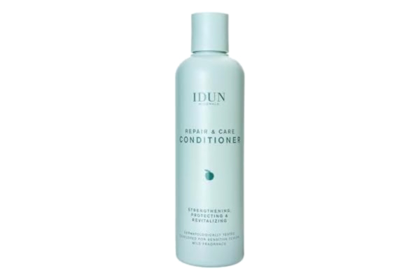 Idun Minerals IDUN Minerals Repair & Care Conditioner. Reparerar skadat hår och slitna hårtoppar. Stärker, är djupt återfuktande och närande. Hypoallergen parfym. 250milliliters