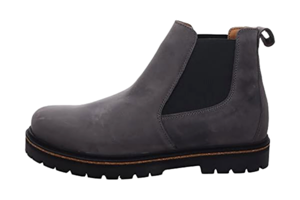 Birkenstock  Stalon Waxy Nubuck Unisex Grey Ankle Boots-UK 7.5 / EU 41