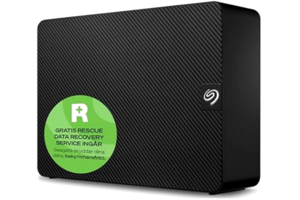 Seagate  Expansion Desktop 16TB, Extern Hårsddisk, 3.5", USB 3.0, PC och bärbara datorer, Data Rescue Services (STKP16000400)