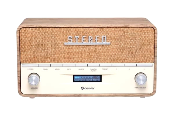 Denver  Bluetooth radio retro DAB-36 W, sport, flerfärgad (flerfärgad), en storlek