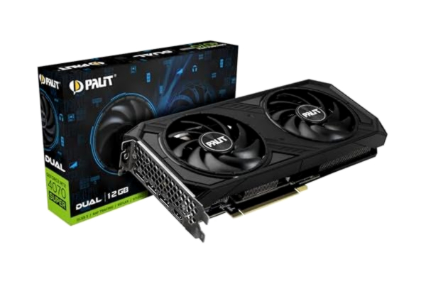 Palit  GeForce RTX 4070 SUPER DUAL - 12GB GDDR6X RAM - Näytönohjaimet
