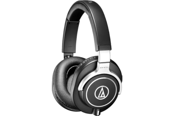 Audio Technica Audio-Technica M70x professionella studiohörlurar för mixning och spårning i studio, FOH, DJing, mastering, postproduktion, ljudforskning och personligt lyssnande.