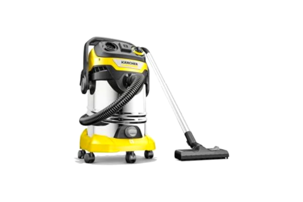 Kärcher  Grovdammsugare för Vått och Torrt WD 6 P S V-30/6/22/T, Uttag, Planfilter, Patenterad Filterlåda, Filterrengöring, 1300 W, Rostfri Stålbehållare: 30 l & Dräneringsskruv, Sugslang: 2,2 m