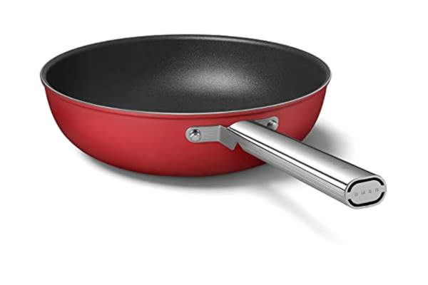 SMEG Smeg Wok 30 cm, rød