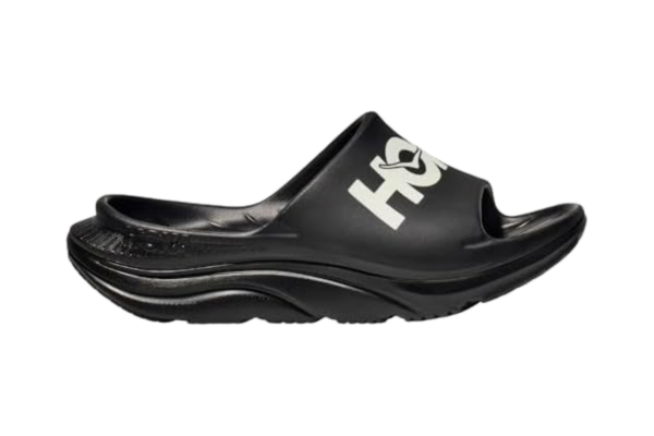 Hoka  Unisex Ora Athletic Slide tofflor, Svartvit, 36 EU
