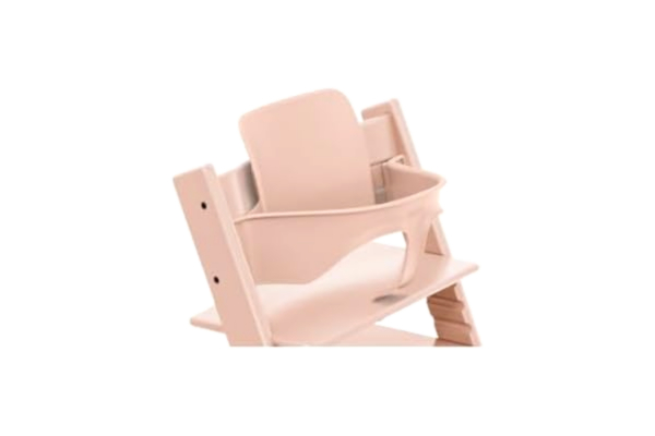 Stokke  Tripp Trapp Baby Set2, lugn rosa – bäst för åldrarna 6–36 månader – konvertera Tripp Trapp stolar producerade efter maj 2003 till en bekväm barnstol