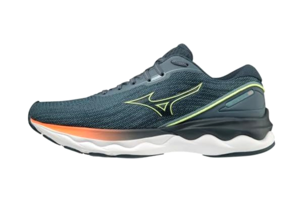 Mizuno Wave Skyrise 3, Smoke Blue/Neo Lime/Neon Flame, 43