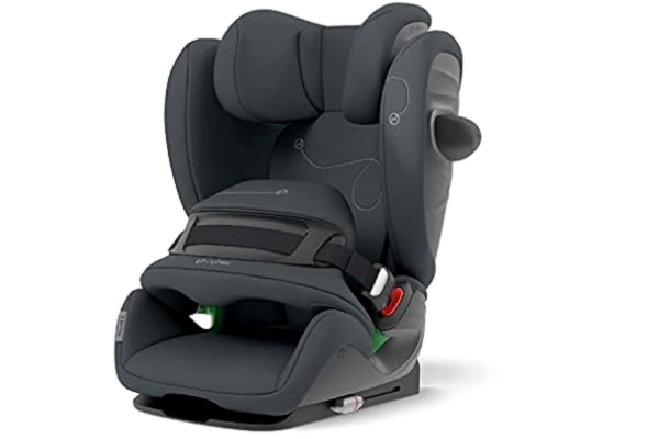 Cybex  Gold Pallas G i-Size Child's Car Seat, removeable impact shield can be used up to 21kg, coverts to high back booster, Group 1/2/3 (9-50 kg), From Approx. 15 Months to 12 Years), Granite Black