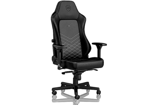 Noblechairs noblechairs Hero Krzesło do gier - Krzesło biurowe - Skóra syntetyczna PU - Czarny/Biały