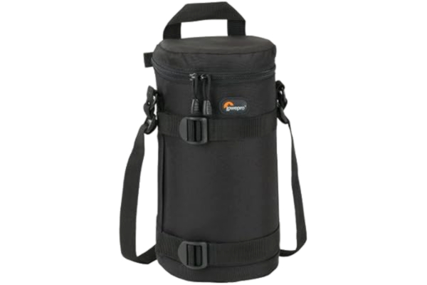 Lowepro  LP36306-PWW, 11 x 26 cm objektivfodral med avtagbar axelrem, passar Power Zoom-lins, lätt, kompakt storlek, svart