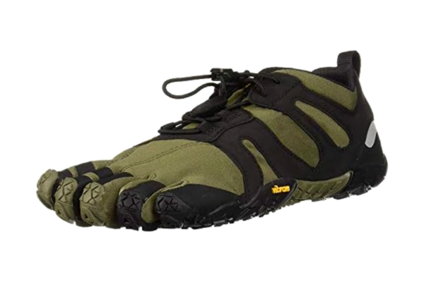 Vibram FiveFingers Vibram Five Fingers Damskie buty do biegania w terenie 19w7602 V-Trail 2.0, zielony - zielony Ivy Black - 38/39 EU