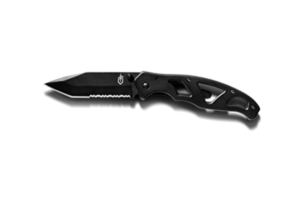 Gerber 31-003635 Paraframe II Tanto Folder, Serrated