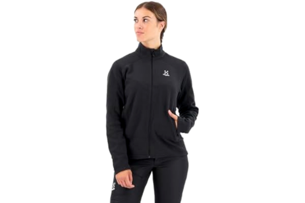 Haglöfs  Buteo Mid Polarfleece för kvinnor, riktigt svart, M