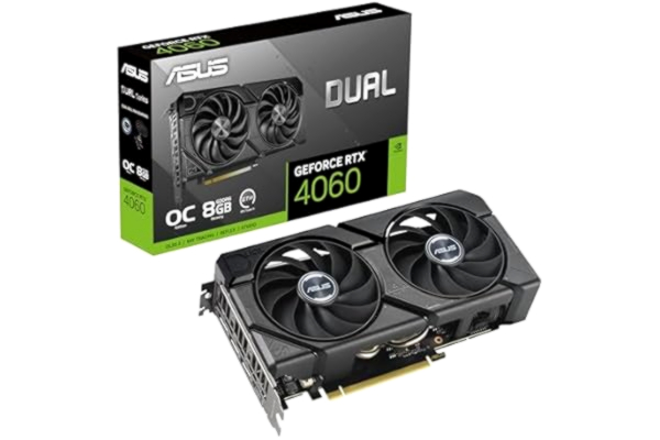 Asus ASUS DUAL GeForce RTX 4060 EVO 8GB - Overclocked Edition - grafikkort - GeForce RTX 4060 - 8 GB GDDR6 - PCIe 4.0 - HDMI, 3 x DisplayPort