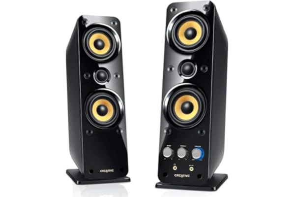 Creative  51MF1615AA000 GigaWorks T40 Series II – 2.0 högtalarsystem (Hi-Fi, stereo/AUX-IN, Line-IN/16W RMS), 32 W, Svart
