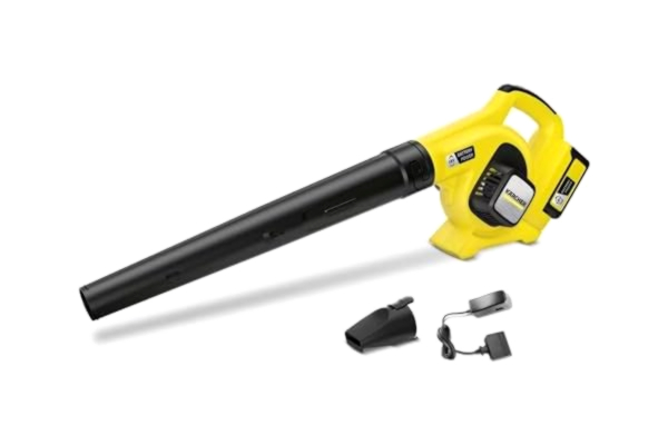 Kärcher  LBL 2 batteriset med sladdlös lövblåsare (batteri: 18 V/2,5 Ah, lufthastighet: 210 km/h, blåsrör, platt munstycke inkl. klöskant)
