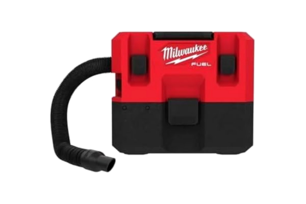 Milwaukee  12 V 1,6 Gallon L-klass borstlös våt- och torrdammsugare bar enhet M12FVCL-0, rengöringsmedel, röd, 1,6 gallon, 88 decibeles