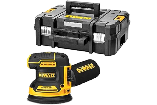 Dewalt DEWALT DCW210NT-XJ-Rotorbital Sander Brushes XR 18V ​​Without Charger/Battery, Black/Yellow
